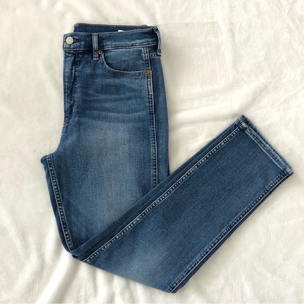 NWOT Gap Women’s Vintage Slim High Rise Jeans w/ Washwell Denim/Navy 30, 10 Long